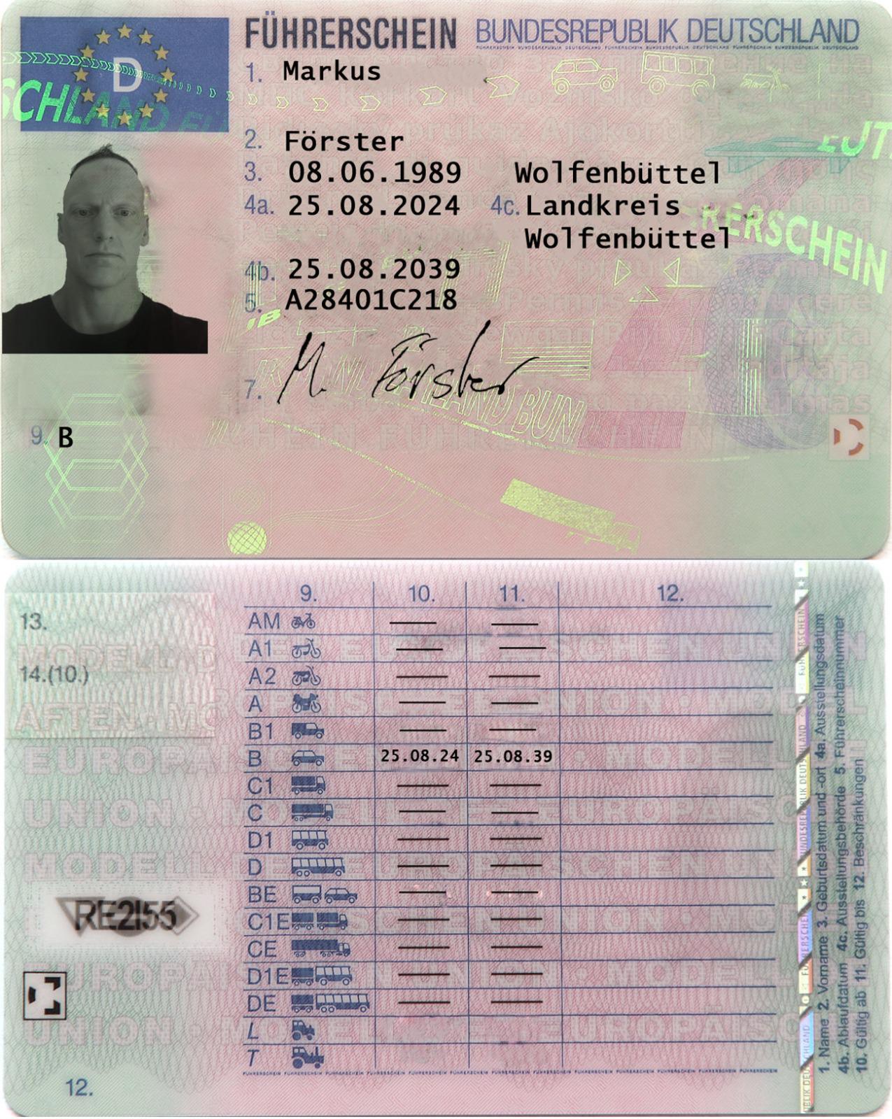 German Driving license for sale